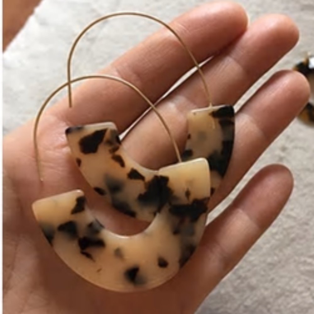 Acrylic Statement Earrings